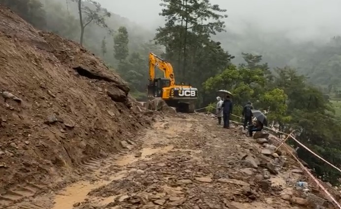 Continuous Rainfall Blocks Ilam–Rajdhuwa Section of Mechi Highway