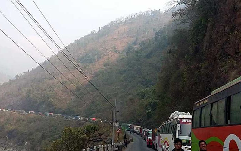 Continuous Rain Blocks Narayangadh–Muglin and Muglin–Naubise Roads
