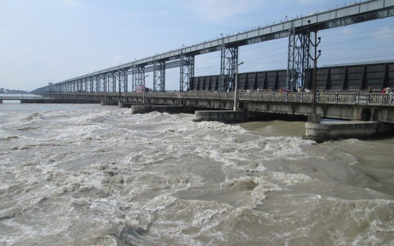 50 Gates of Koshi Barrage Opened as Sapta Koshi River Flow Increases