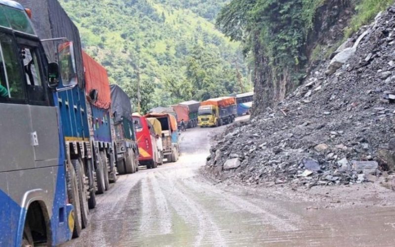 Landslide Cleared on Muglin–Nagdhunga Road, One-Way Traffic on Muglin–Narayangadh Section