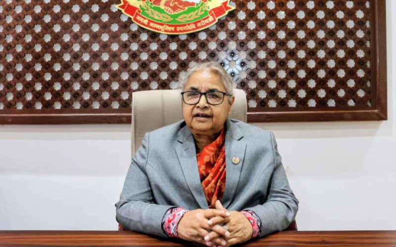 Interim Prime Minister Sushila Karki Requests Extension of Voter Registration Deadline