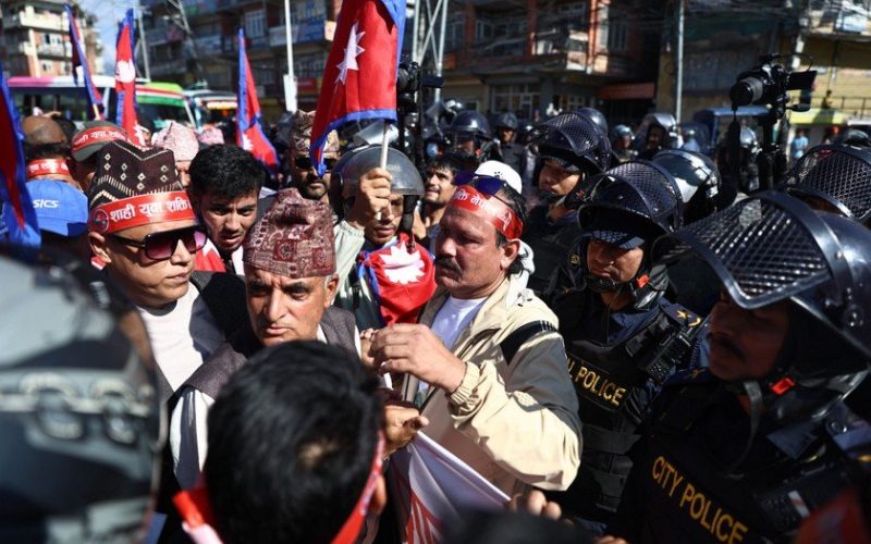 Royal Youth Force Nepal Stages Rally with Slogan “Gen Z, People, and King—Unite to Save the Nation”