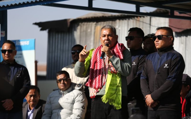 Durga Prasai Declares Opposition to Kathmandu Mayor Balen Shah at Squatter Settlement Rally