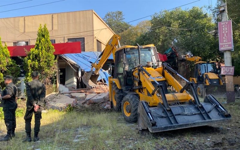 Kathmandu Metropolitan Demolishes Former Minister Deepak Khadka’s Structures Built on Scout Land