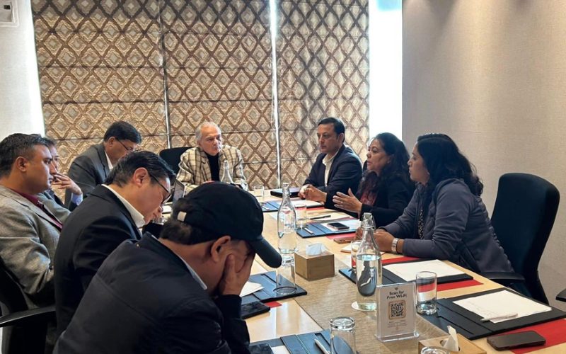 Former Prime Minister Baburam Bhattarai Holds Talks with Rastriya Swatantra Party and Other Groups